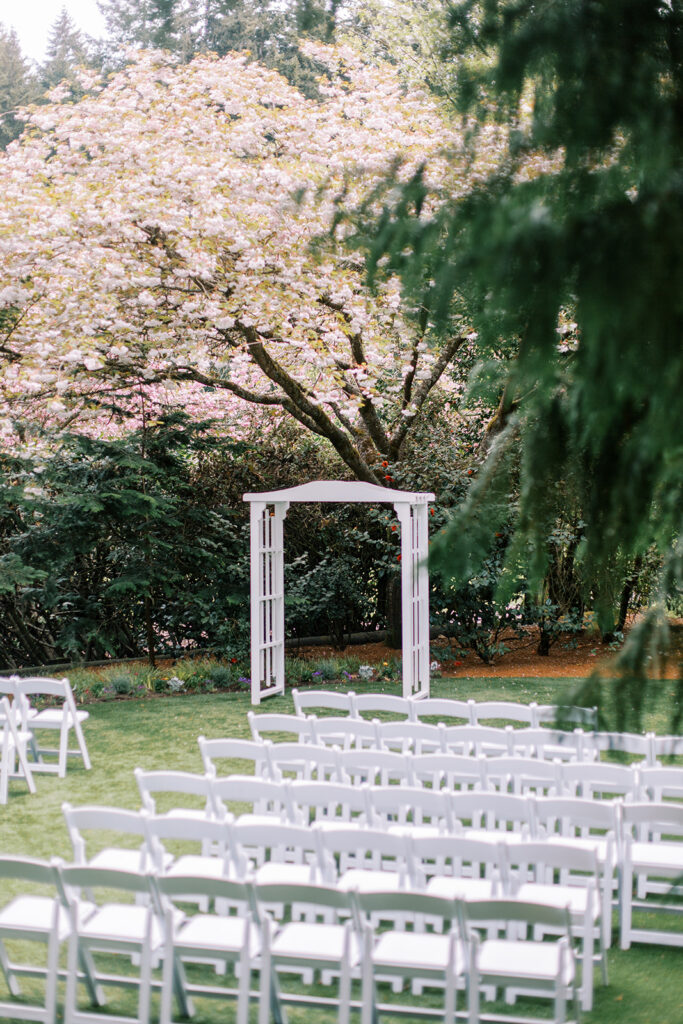 Ceremony Site at Robinswood House in Bellevue 